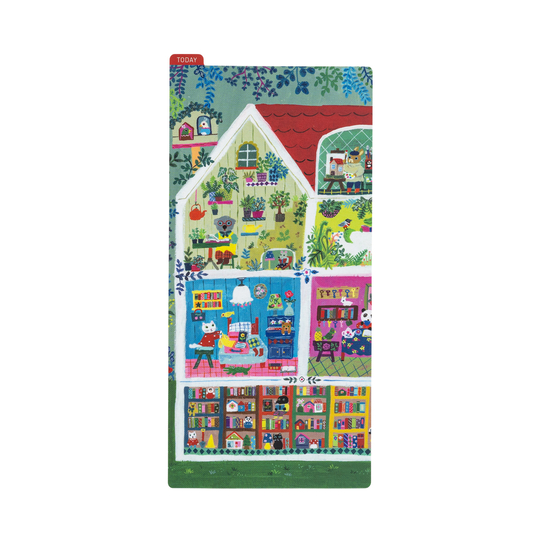 Hobonichi Pencil Board Yumi Kitagishi: Animal Condo Sottopagina per Weeks