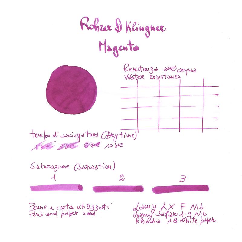 Rohrer & Klingner Magenta Ink Bottle 50 ml