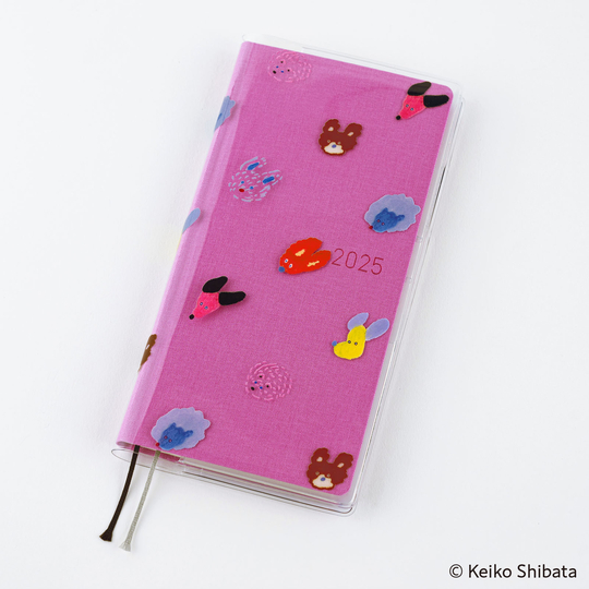 Hobonichi Cover on Cover Keiko Shibata: Dog Ears Fluttering in the Wind per Agende Settimanali