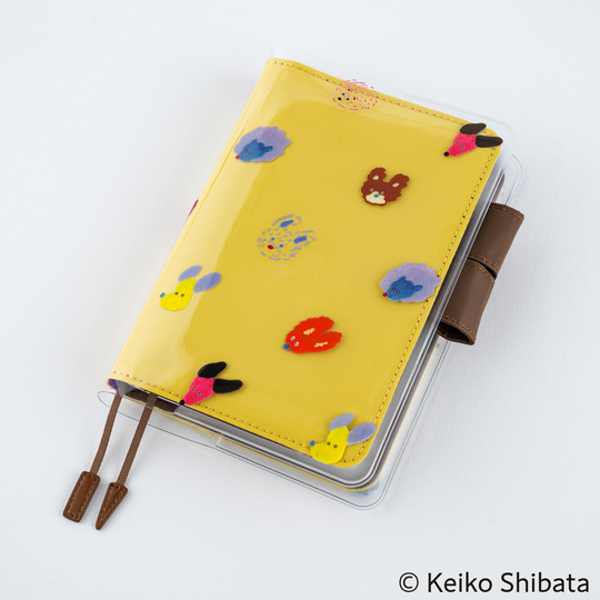 Hobonichi Cover on Cover for A6 Size Keiko Shibata: Dog Ears Fluttering in the Wind