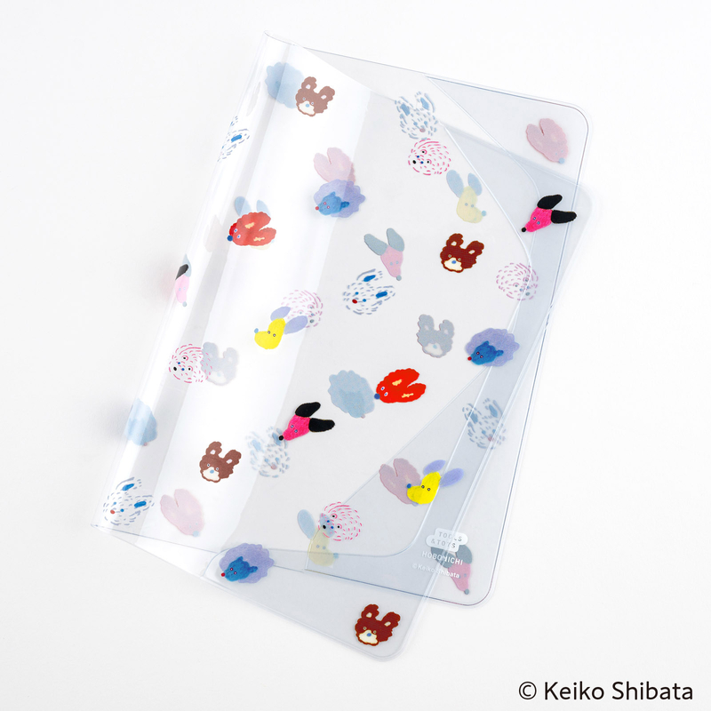 Hobonichi Hobonichi Cover on Cover for A5 Size Keiko Shibata: Dog Ears Fluttering in the Wind