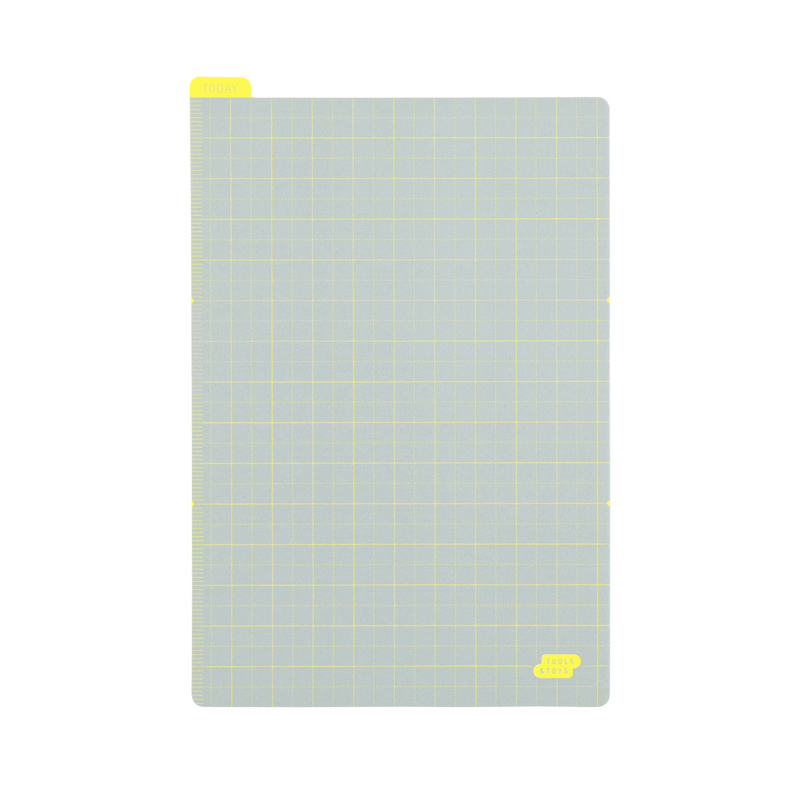 Hobonichi Hobonichi Pencil Board Ice Gray x Yellow Sottopagina per Original A6