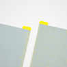 Hobonichi Hobonichi Pencil Board Ice Gray x Yellow Sottopagina per Original A6