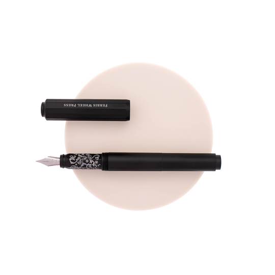 Ferris Wheel Press Aluminum Carousel Fountain Pen Bearrington Black Limited Edition