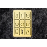 Galen Leather Galen Leather Brass Paper Clip Set