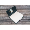 Galen Leather Galen Leather Cover A5 in Pelle Crazy Horse Forest Green