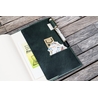 Galen Leather Galen Leather Cover A5 in Pelle Crazy Horse Forest Green