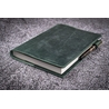 Galen Leather Galen Leather Cover A5 in Pelle Crazy Horse Forest Green