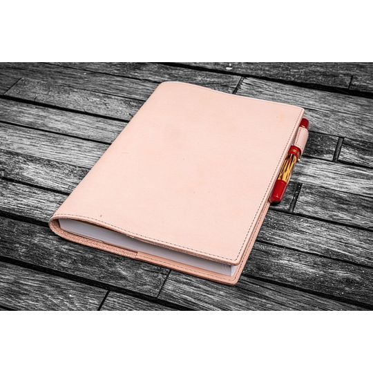 Galen Leather Cover A5 in Pelle Undyed