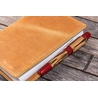 Galen Leather Galen Leather Slim Notebook Cover A6 Crazy Horse Honey Ochre
