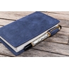 Galen Leather Galen Leather Cover A5 in Pelle Crazy Horse Navy Blue