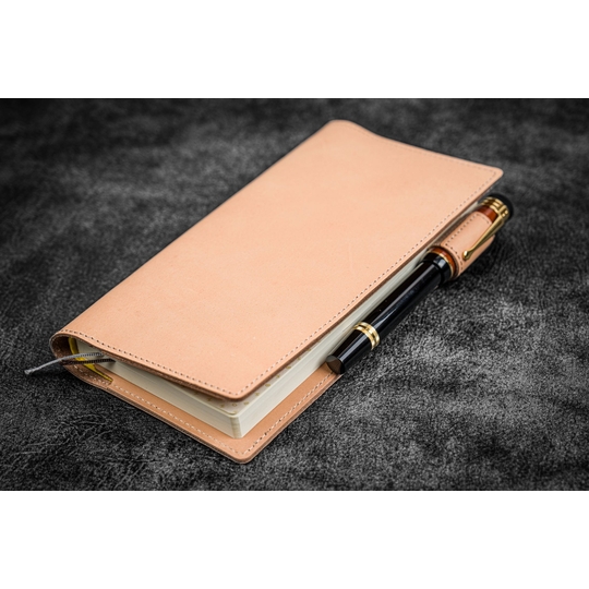 Galen Leather Cover Slim Hobonichi Weeks in Pelle Undyed
