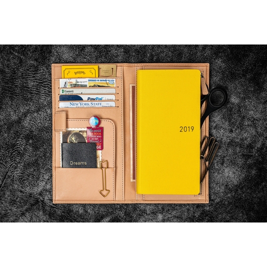 Galen Leather Cover Hobonichi Weeks Undyed