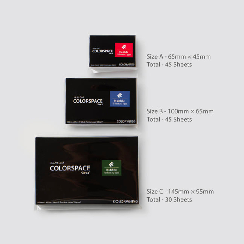 Colorverse Colorverse Ink Art Cards Colorspace Hubble (Size B)