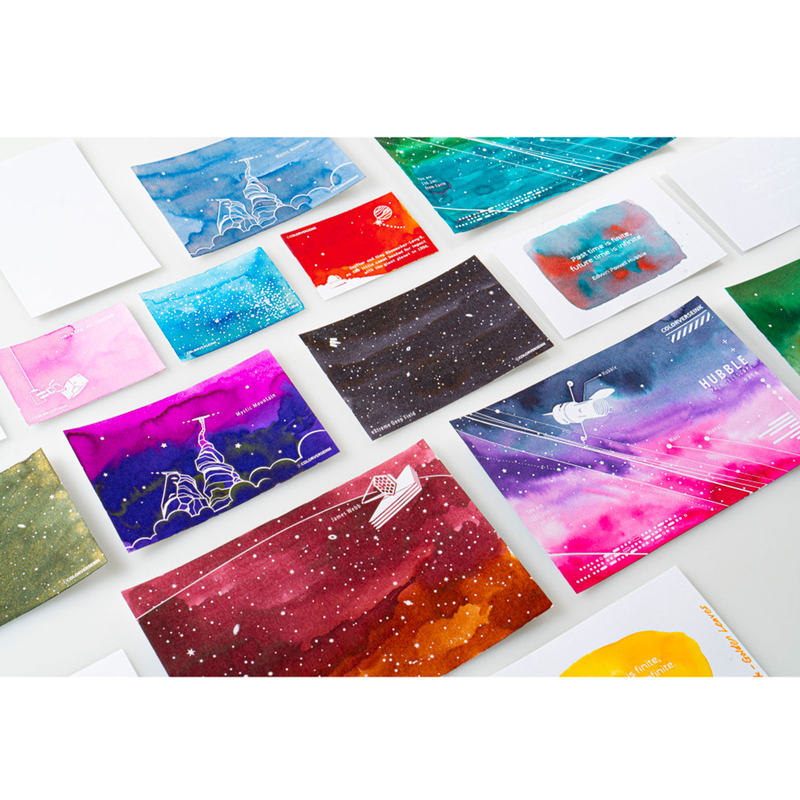 Colorverse Colorverse Ink Art Cards Colorspace Hubble (Size B)