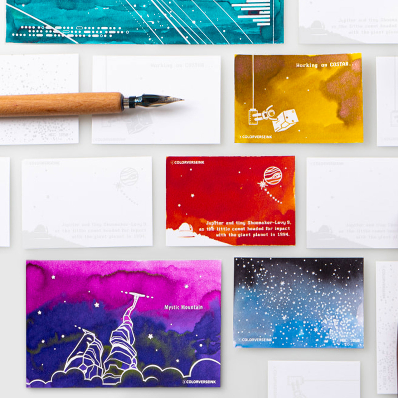 Colorverse Colorverse Ink Art Cards Colorspace Hubble (Size B)