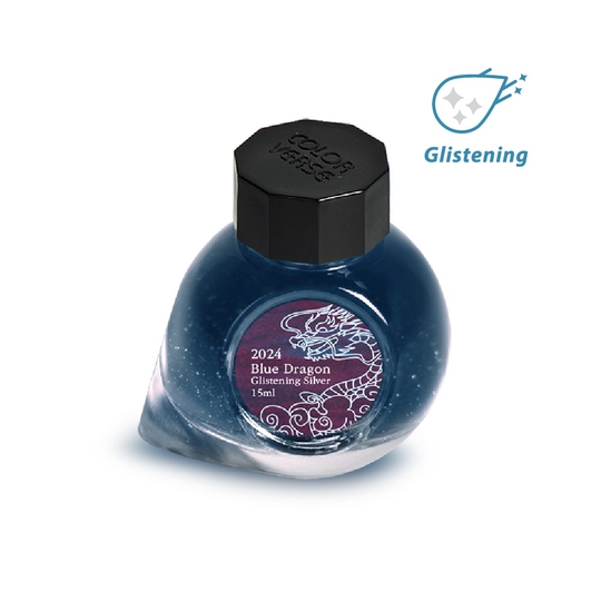 Colorverse 2024 Blue Dragon Glistening Silver Inchiostro 15 ml