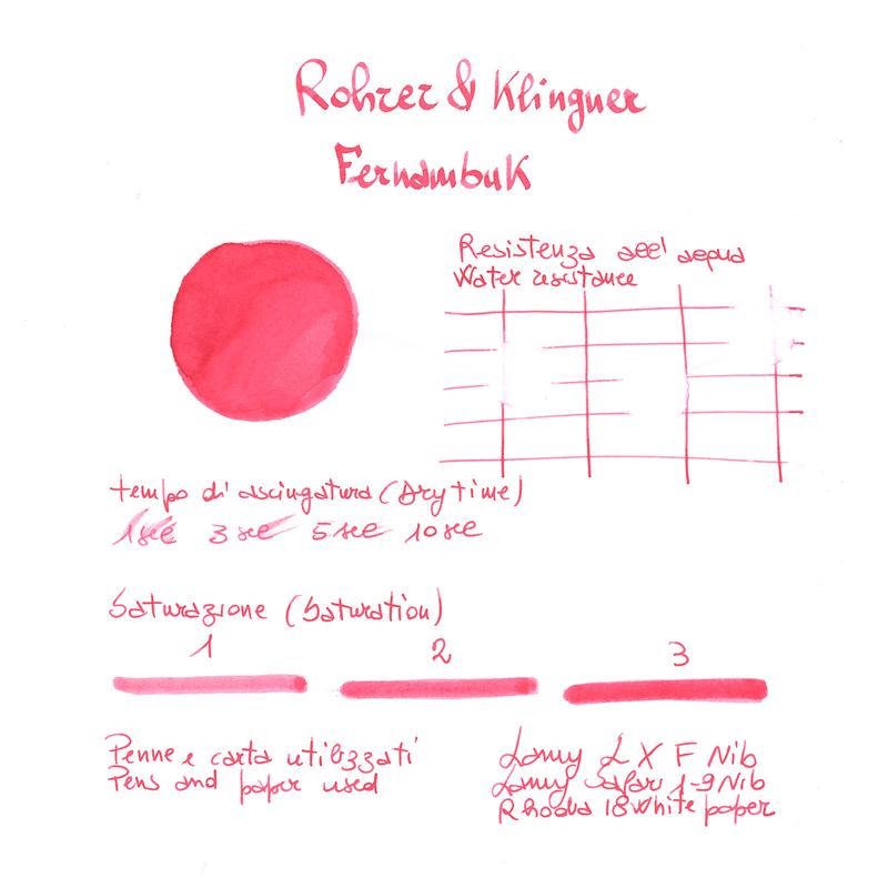 Rohrer & Klingner Fernambuk Inchiostro 50 ml