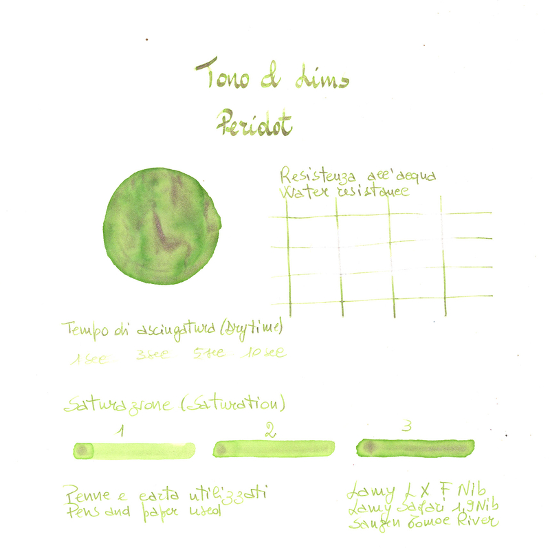 Tono & Lims Tono & Lims Earth Contact Line Peridot Inchiostro 30 ml