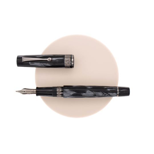 Omas Paragon Fountain Pen Grigio Perla & Ruthenium