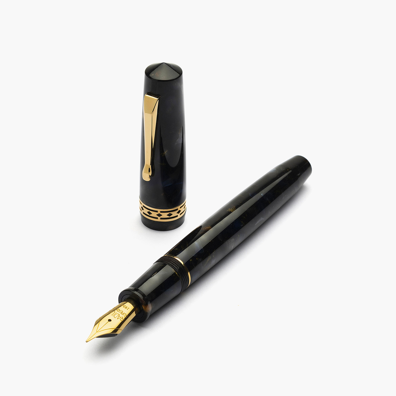 Radius Radius Settimo Fountain Pen Sea Rock & Gold