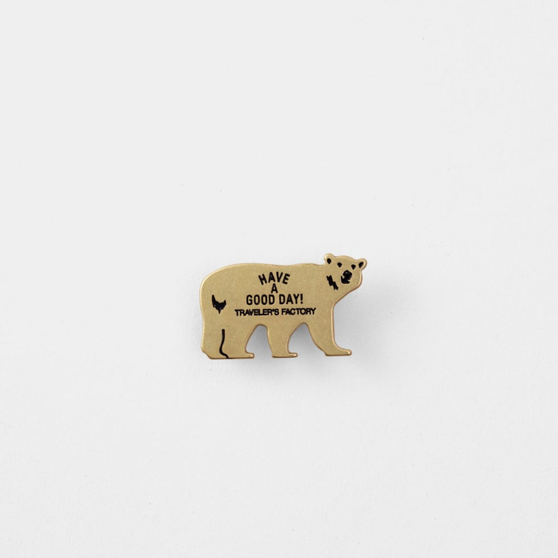 Traveler's Company Traveler's Factory Brass Badge Bear Limited Edition
