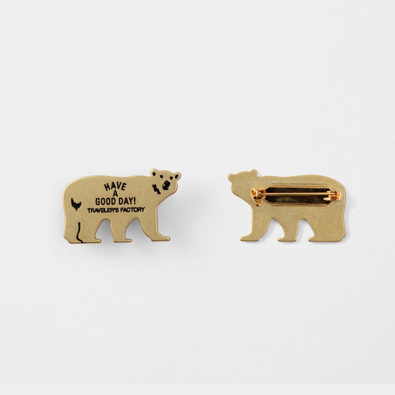 Traveler's Company Traveler's Factory Brass Badge Bear Limited Edition