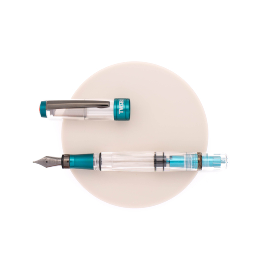 Twsbi Diamond 580AL R Fountain Pen Caribbean & Onyx