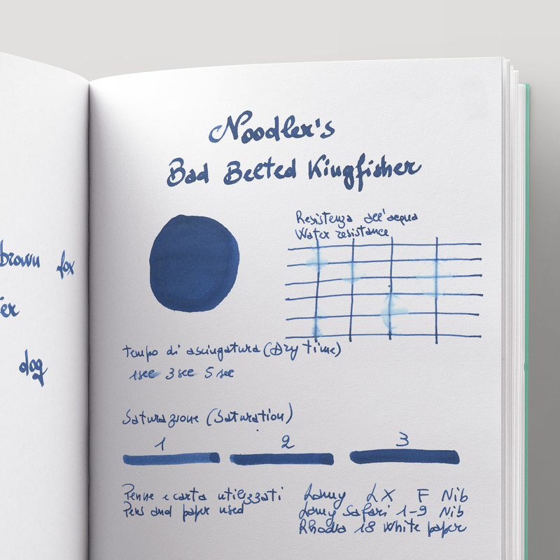 Noodler's Bad Belted Kingfisher Ink Bottle 3 oz