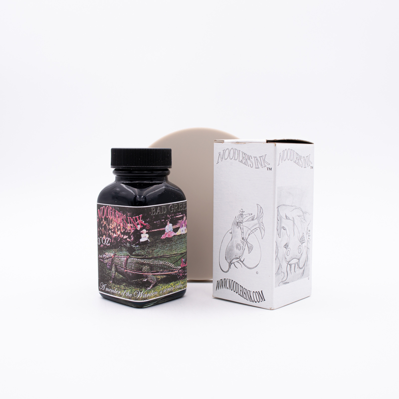 Noodler's Bad Green Gator Ink Bottle 3 oz