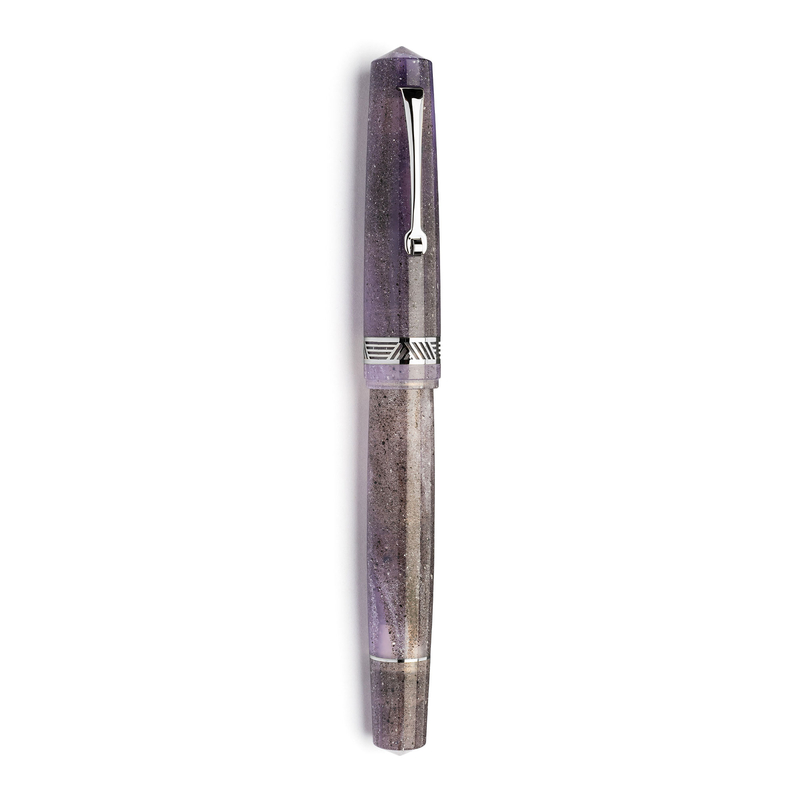 Leonardo Officina Italiana Leonardo Momento Magico Penna Stilografica Ametista & Rodio