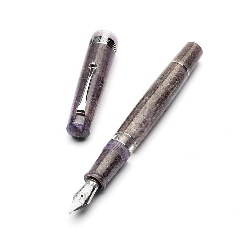 Leonardo Officina Italiana Leonardo Momento Magico Penna Stilografica Ametista & Rodio