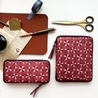 Kyoku Haku Kyoku Haku Pen Case for 3 Pens Archeology Red