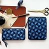 Kyoku Haku Kyoku Haku Pen Case for 5 Pens Archeology Blue