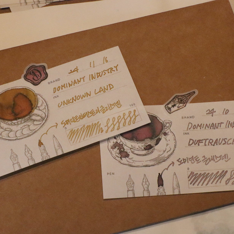 Dominant Industry Ink Dominant Industry Carta per Prove di Inchiostro Tea Time