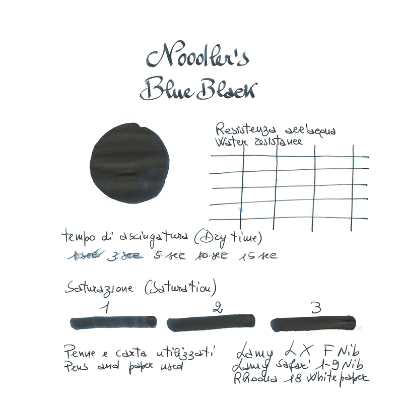 Noodler's Blue Black Ink Bottle 3 oz
