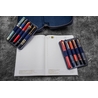 Galen Leather Galen Leather Expansi-Pouch 10 Slots Pen Case Crazy Horse Navy Blue