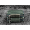 Galen Leather Galen Leather Expansi-Pouch Portapenne in Pelle 10 Posti Crazy Horse Forest Green