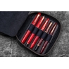 Galen Leather Galen Leather Expansi-Pouch Portapenne in Pelle 10 Posti Nero