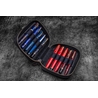 Galen Leather Galen Leather Expansi-Pouch Portapenne in Pelle 10 Posti Nero