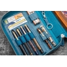 Galen Leather Galen Leather Expansi-Folio A5 Crazy Horse Ocean Blue