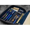 Galen Leather Galen Leather Expansi-Folio A5 Crazy Horse Navy Blue