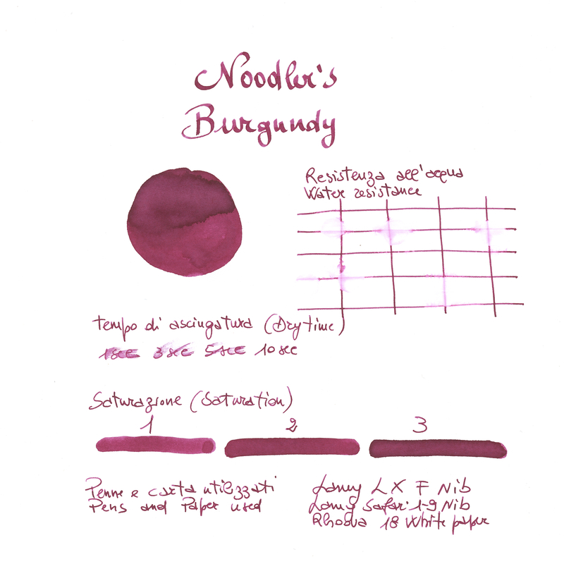 Noodler's Burgundy Inchiostro 3 oz