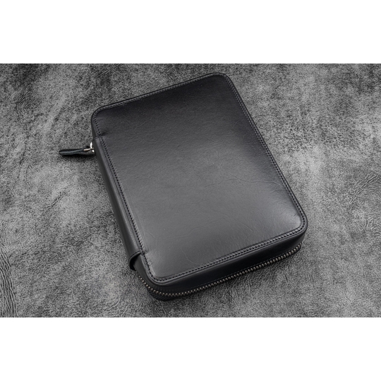 Galen Leather Expansi-Folio A5 Nero