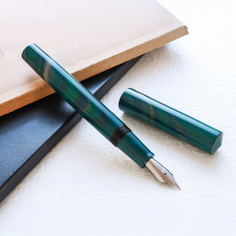 Wancher Wancher Mine Fountain Pen Marble Green