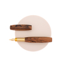 Wancher Wancher Sekai Densho 4 Facets Penna Stilografica Tigerwood