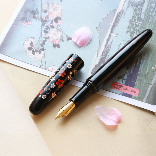 Wancher Dream Pen Echizen Urushi Penna Stilografica Omoide Sakura