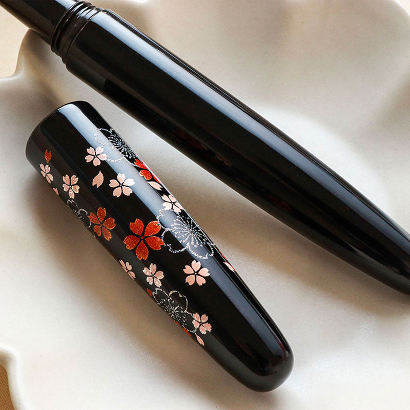 Wancher Wancher Dream Pen Echizen Urushi Fountain Pen Omoide Sakura