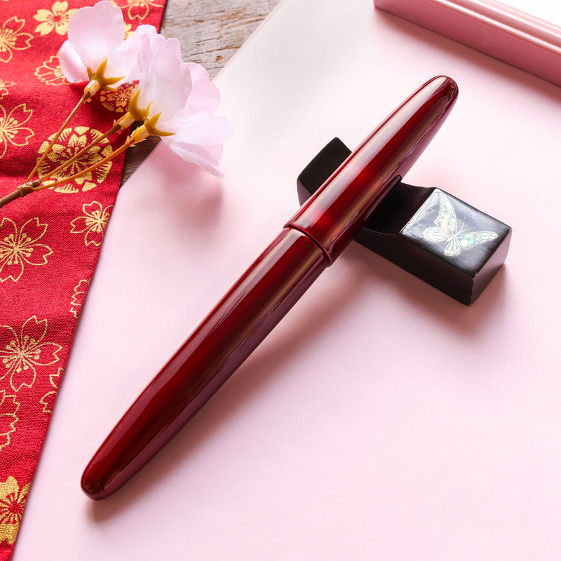 Wancher Wancher Dream Pen Aizu Urushi Fountain Pen Tamamushi-nuri