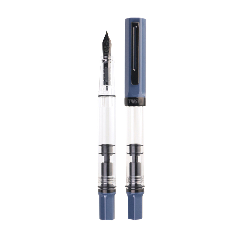 TWSBI Twsbi Eco Penna Stilografica Slate Blue & Onyx